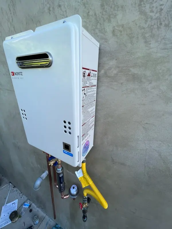 Tankless water heater installation for White Tower homes
